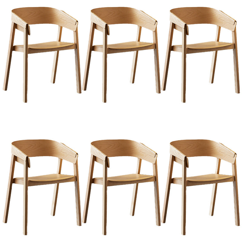 Contemporary Style Dining Chair Solid Wood Dining Room Chair for Home