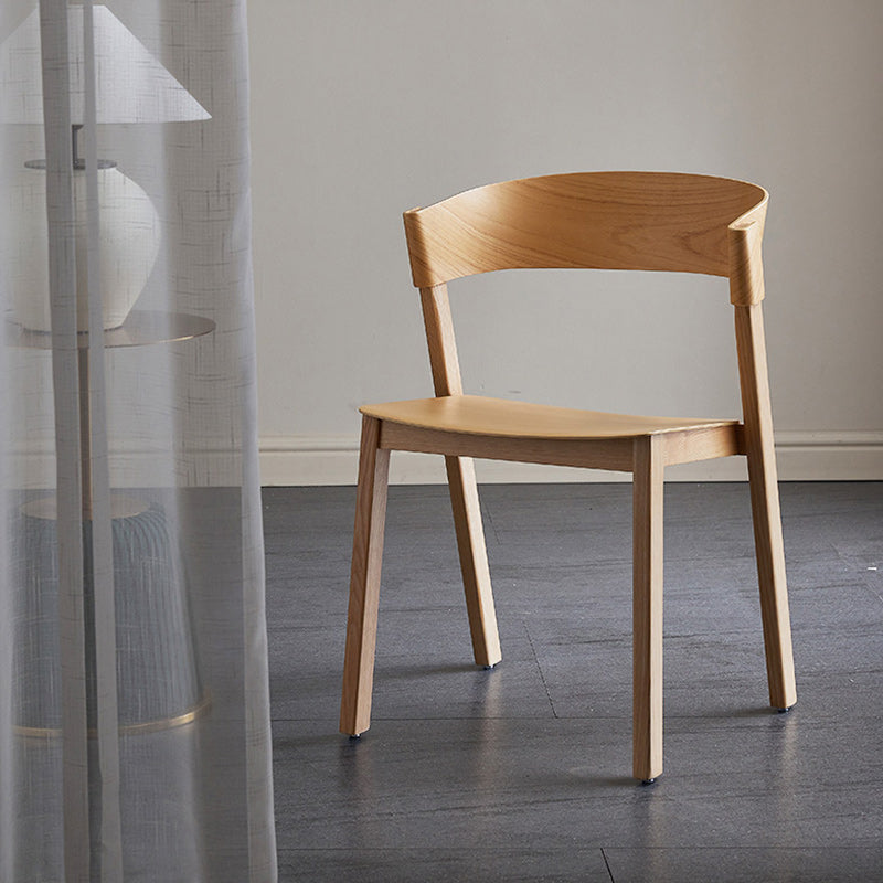Contemporary Style Dining Chair Solid Wood Dining Room Chair for Home