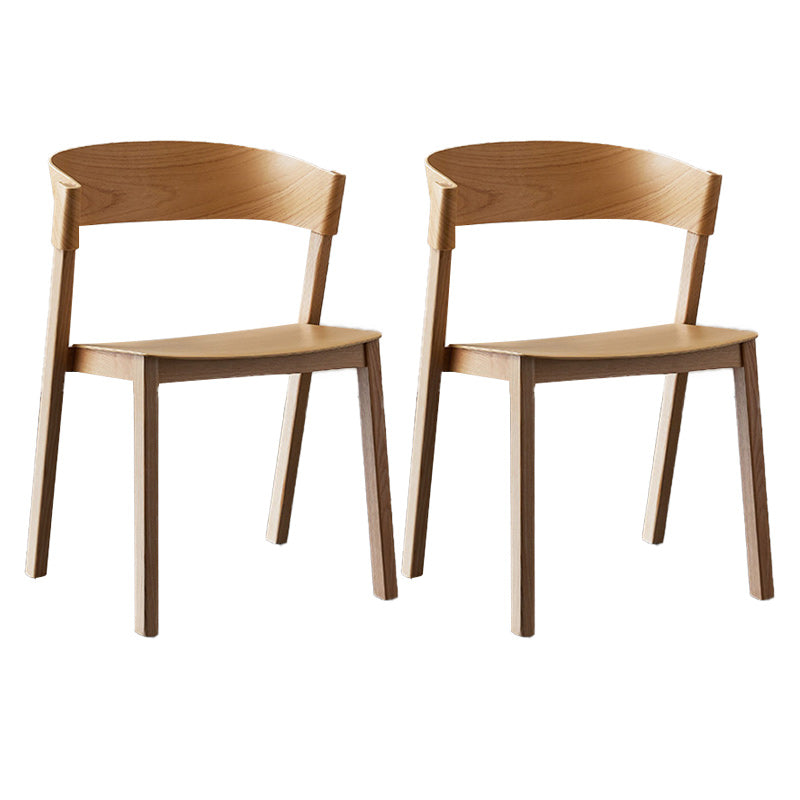 Contemporary Style Dining Chair Solid Wood Dining Room Chair for Home