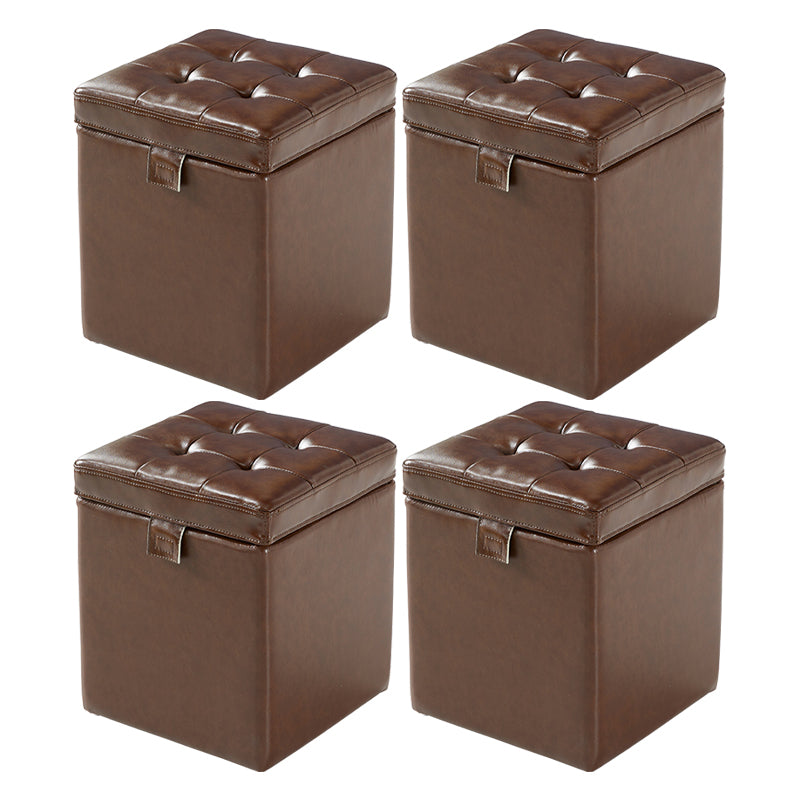 Gorgeous Leather Standard Stain Resistant Square Indoor Standard