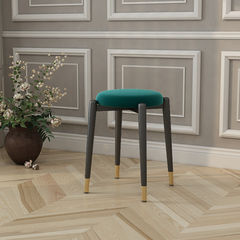 Modern Velvet Standard Tear Resistant Solid Color Indoor Standard