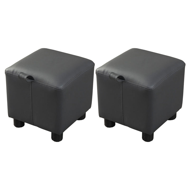 Faux Leather Standard Square Water Resistant Indoor Standard