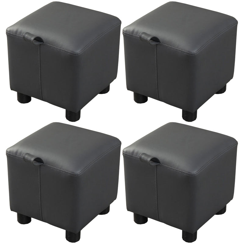 Faux Leather Standard Square Water Resistant Indoor Standard