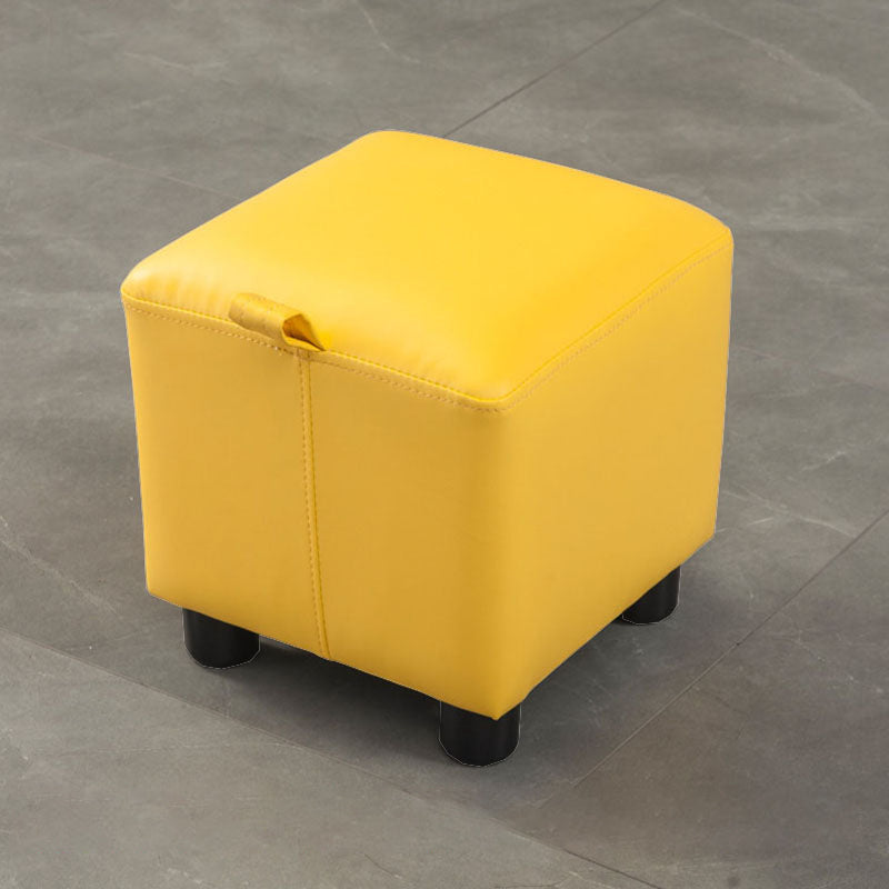 Faux Leather Standard Square Water Resistant Indoor Standard