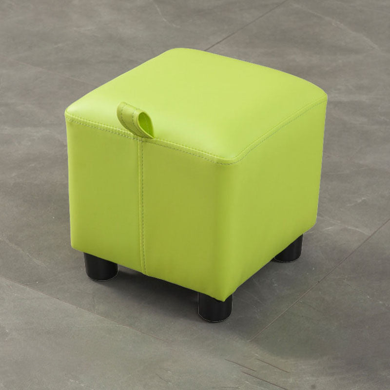 Faux Leather Standard Square Water Resistant Indoor Standard