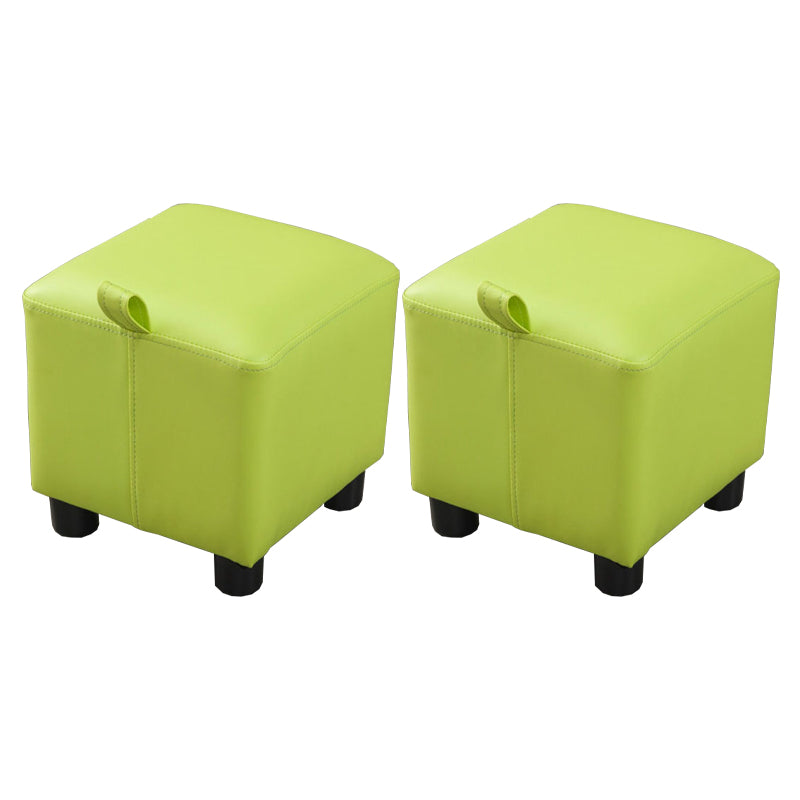 Faux Leather Standard Square Water Resistant Indoor Standard