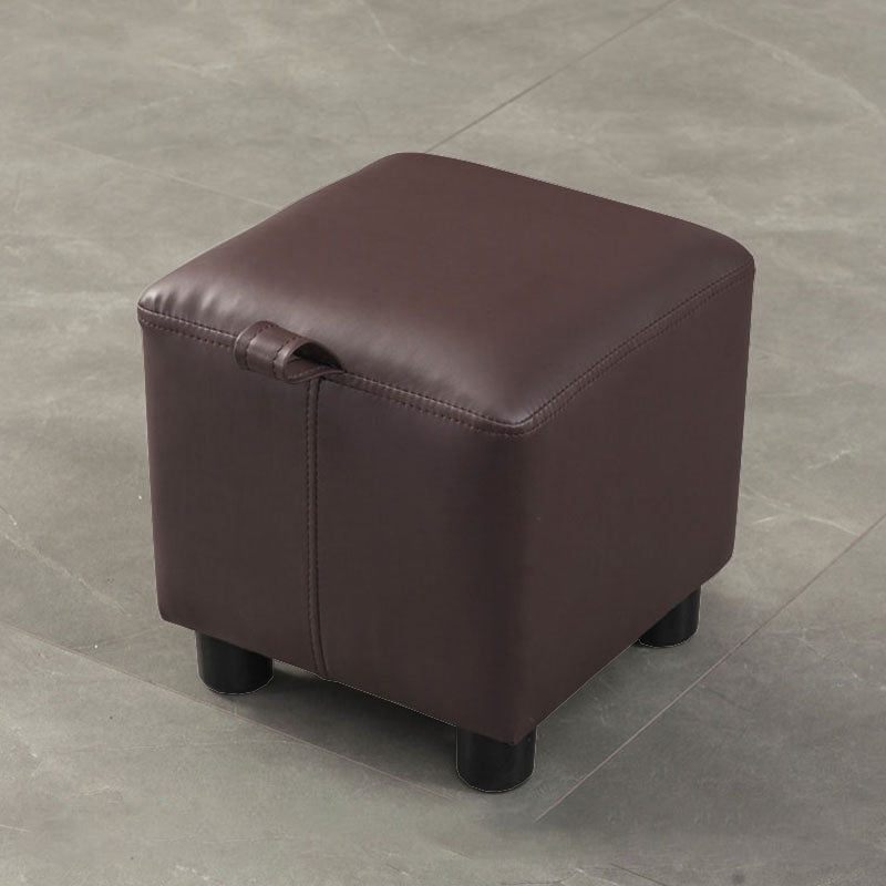 Faux Leather Standard Square Water Resistant Indoor Standard