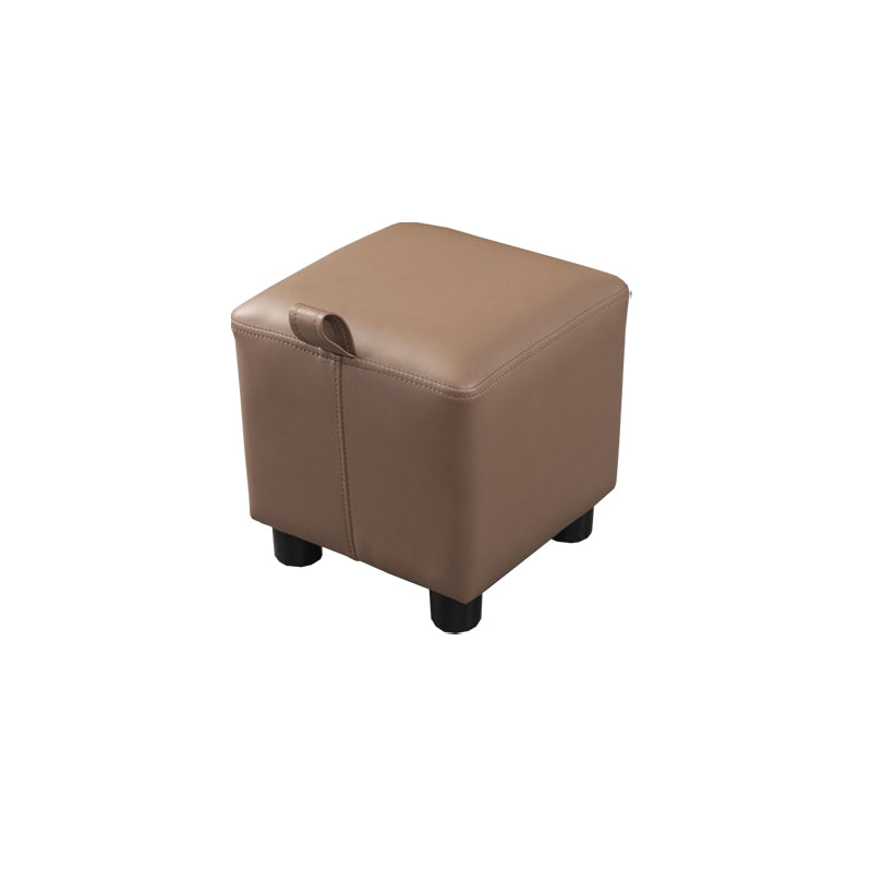 Faux Leather Standard Square Water Resistant Indoor Standard