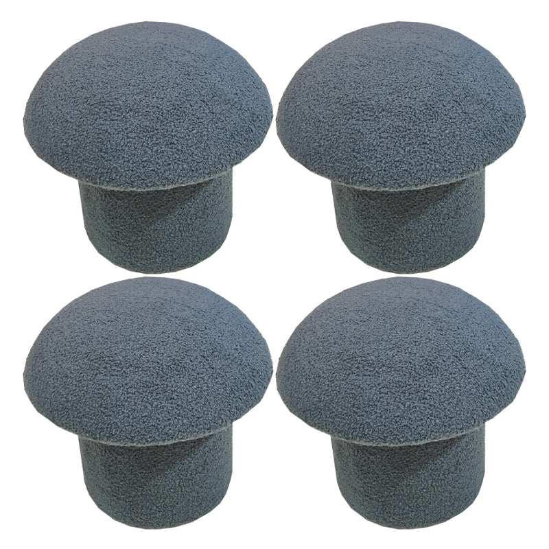 Contemporary Specialty Ottoman Velvet Tear Resistant Plain Pouf Ottoman