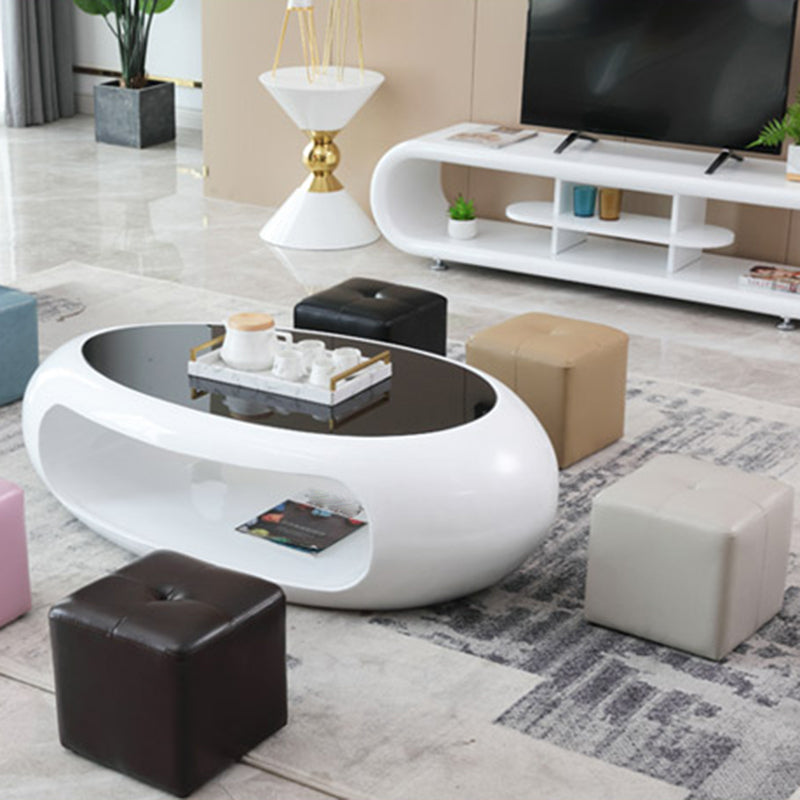 Modern Black Water Resistant Cube Square Leather Indoor Cube