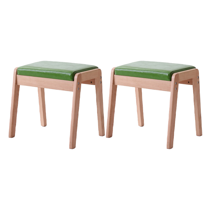 Modern Standard Yellow Rectangle Leather Water Resistant Indoor Standard