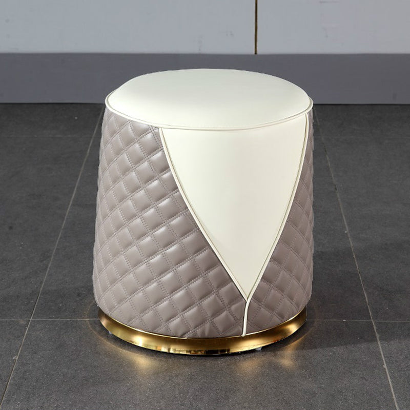 Orange Leather Standard Water Resistant Square Indoor Standard