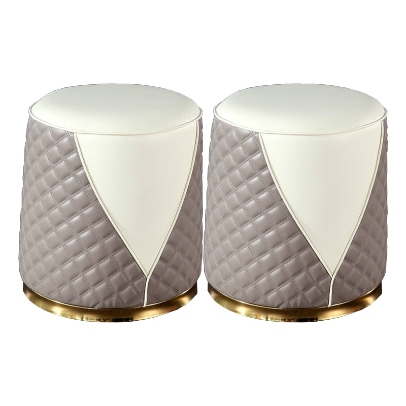 Orange Leather Standard Water Resistant Square Indoor Standard