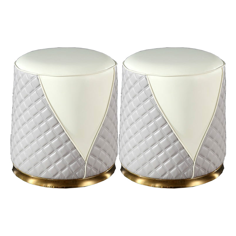 Orange Leather Standard Water Resistant Square Indoor Standard