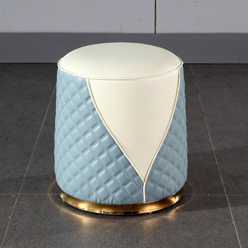 Orange Leather Standard Water Resistant Square Indoor Standard