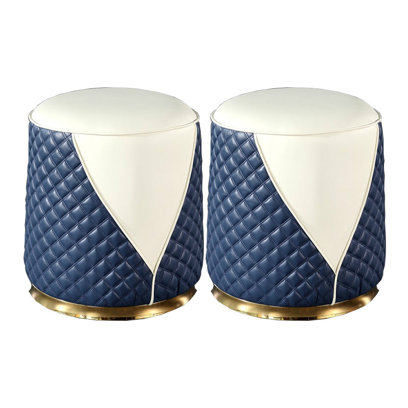 Orange Leather Standard Water Resistant Square Indoor Standard