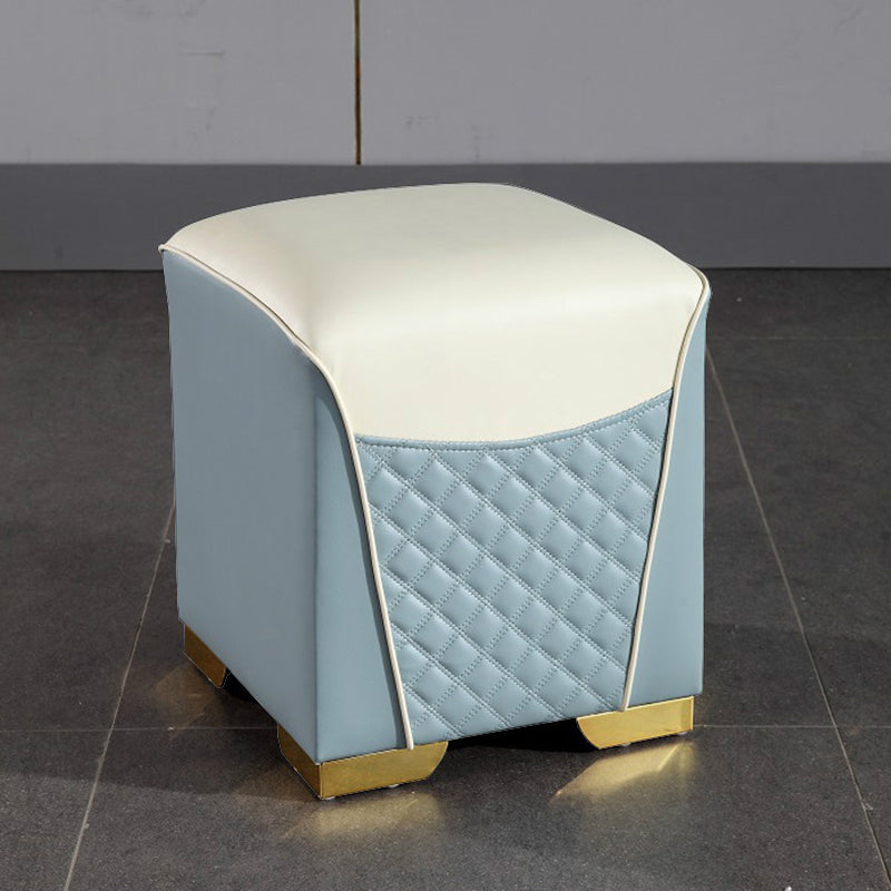 Orange Leather Standard Water Resistant Square Indoor Standard