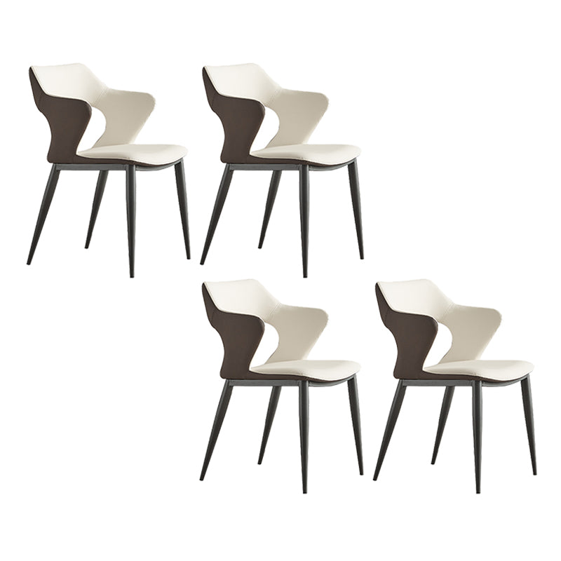 Industrial Dining Arm Chair Upholstered Dining Accent Chair for Home