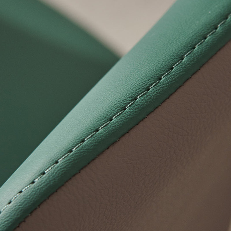 Industrial Dining Arm Chair Upholstered Dining Accent Chair for Home