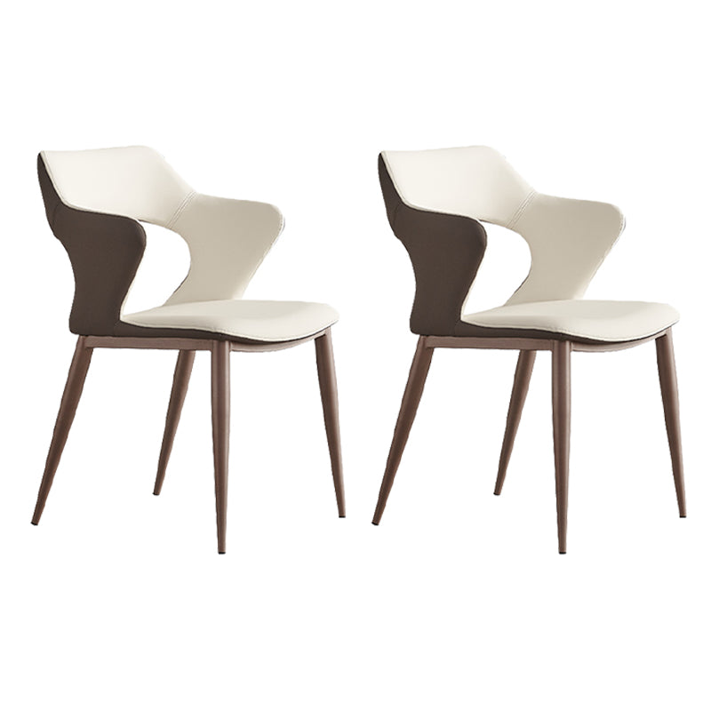 Industrial Dining Arm Chair Upholstered Dining Accent Chair for Home