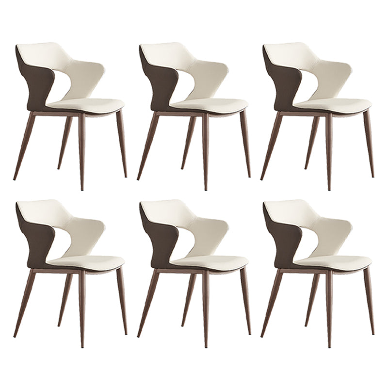 Industrial Dining Arm Chair Upholstered Dining Accent Chair for Home