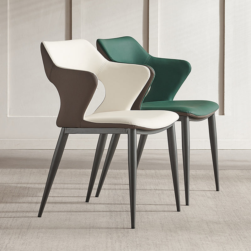 Industrial Dining Arm Chair Upholstered Dining Accent Chair for Home