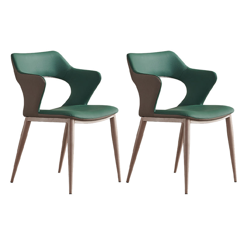 Industrial Dining Arm Chair Upholstered Dining Accent Chair for Home