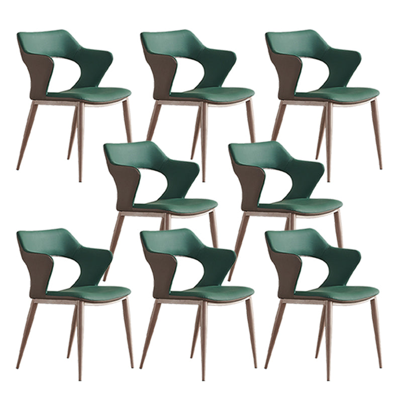 Industrial Dining Arm Chair Upholstered Dining Accent Chair for Home