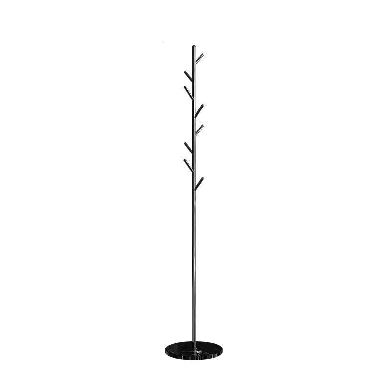 Glam Coat Rack Coat Hook Free Standing Metal Hall Stand with Slate Base