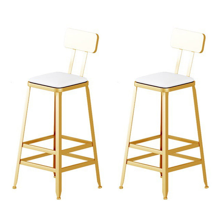 Glam Style 1/2/3 Pieces Bar Table Set Rectangle Bar Table with High Stools for Kitchen