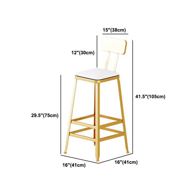 Glam Style 1/2/3 Pieces Bar Table Set Rectangle Bar Table with High Stools for Kitchen