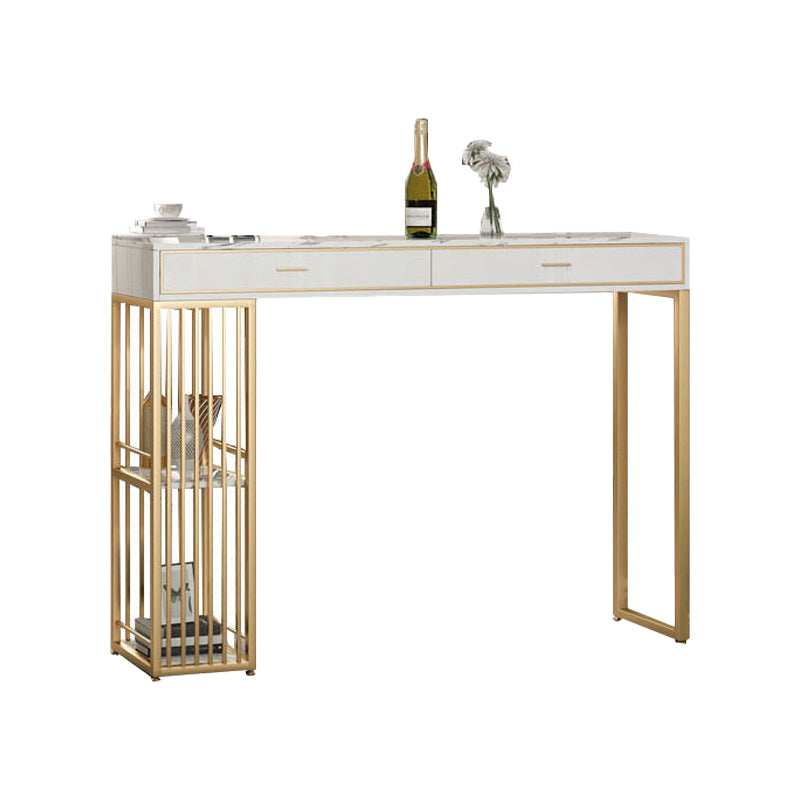 Modern 1/2/3 Pieces Counter Height Set Rectangle Indoor Pub Dining Set with Storage