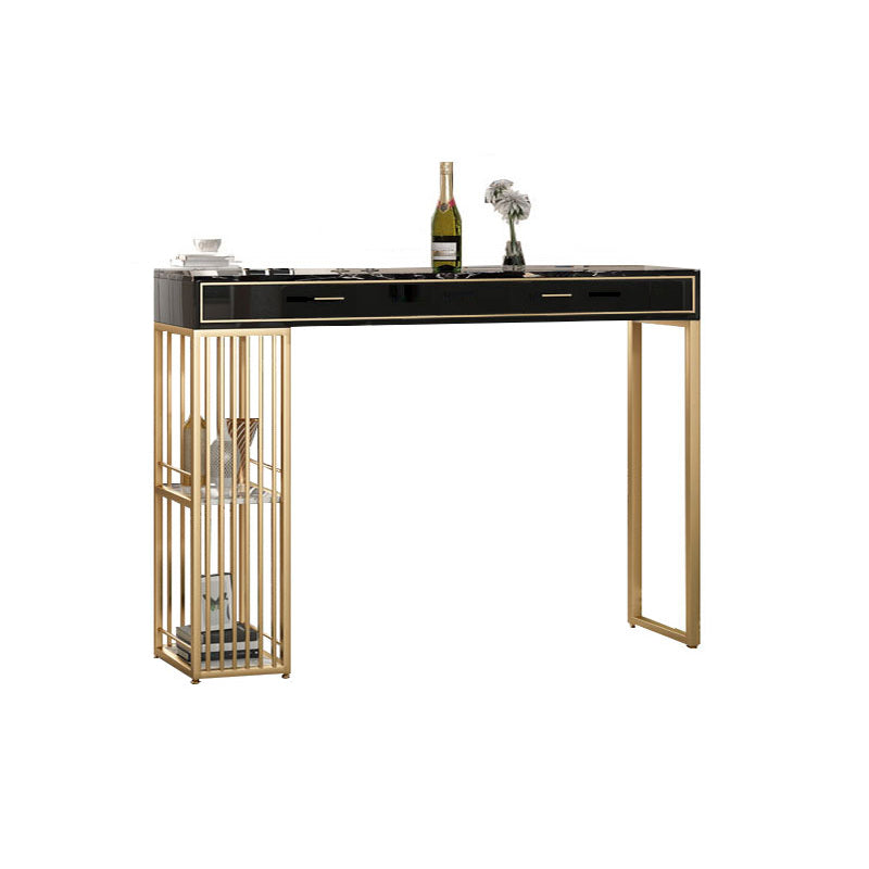 Modern 1/2/3 Pieces Counter Height Set Rectangle Indoor Pub Dining Set with Storage