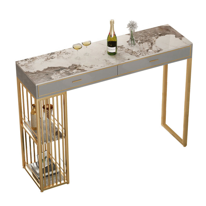 Modern 1/2/3 Pieces Counter Height Set Rectangle Indoor Pub Dining Set with Storage