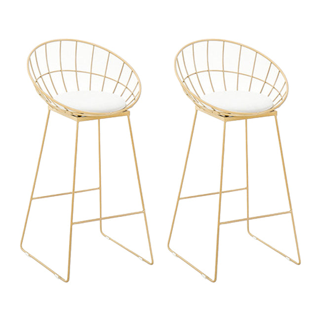 Glam 1/2/5/9 Pieces Bar Table Set Rectangle Bar Table with High Metal Stools for Home