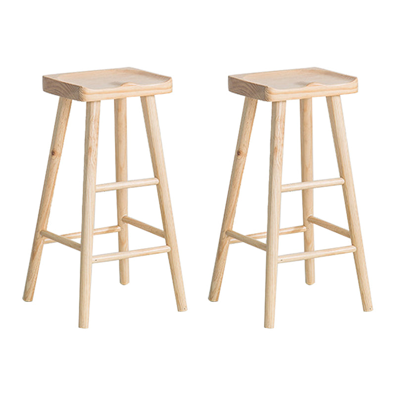 Glam Wooden Bar Table Set 1/2/7 Pieces Rectangle Bar Table with High Stools for Home