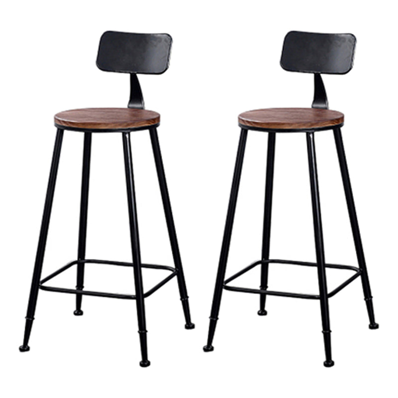 Solid Wood 1/2/4/7 Pieces Counter Height Set Rectangle Industrial Trestle Bar Table Set