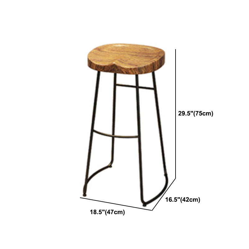 Solid Wood 1/2/4/7 Pieces Counter Height Set Rectangle Industrial Trestle Bar Table Set