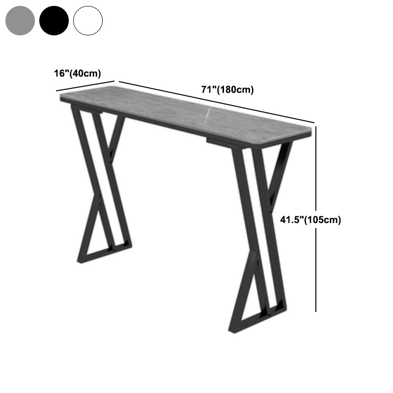 Industrial Stone Pub Table Set 1/2/5 Pieces Rectangle Indoor Bar Pub Table Set