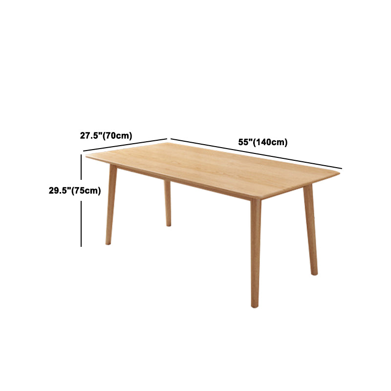 Traditional 1/2/5/7 Pieces Rectangle Dining Set Solid Wood Dining Room Table with Chairs