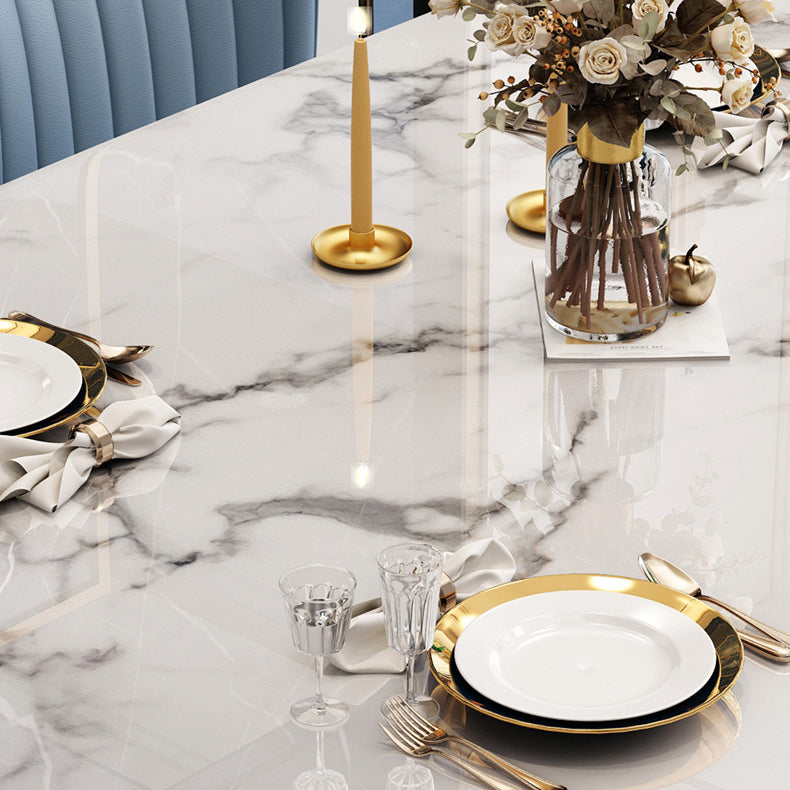 Contemporary Style Rectangle Table Set 1/4/5/7 Pieces Dining Set for Home