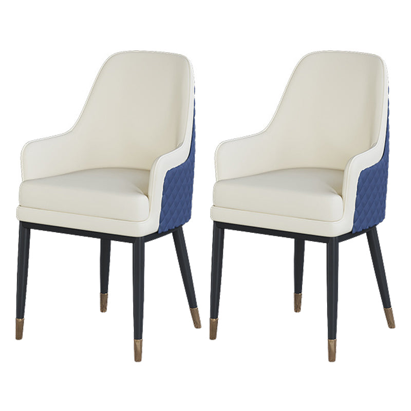 Contemporary Faux Marble Dining Table Set Round 1/2/3/4/5 Pieces Dining Set for Home Use