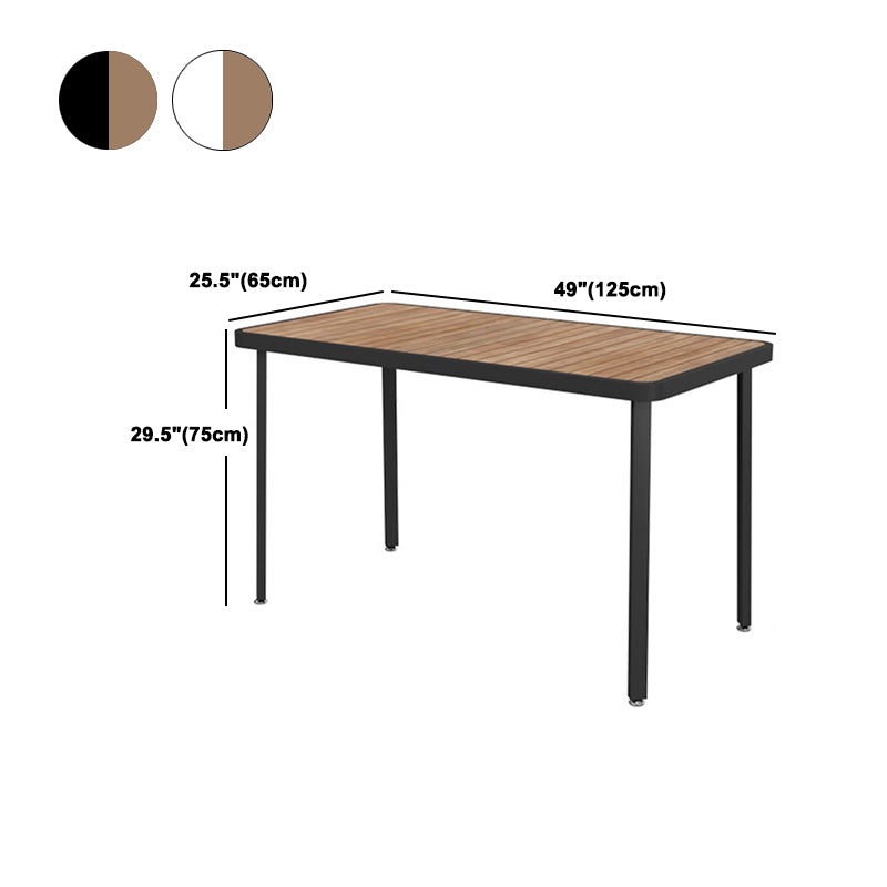 Rectangle Dining Table Set 1/2/7 Pcs Modern Dining Chairs with Metal Frame