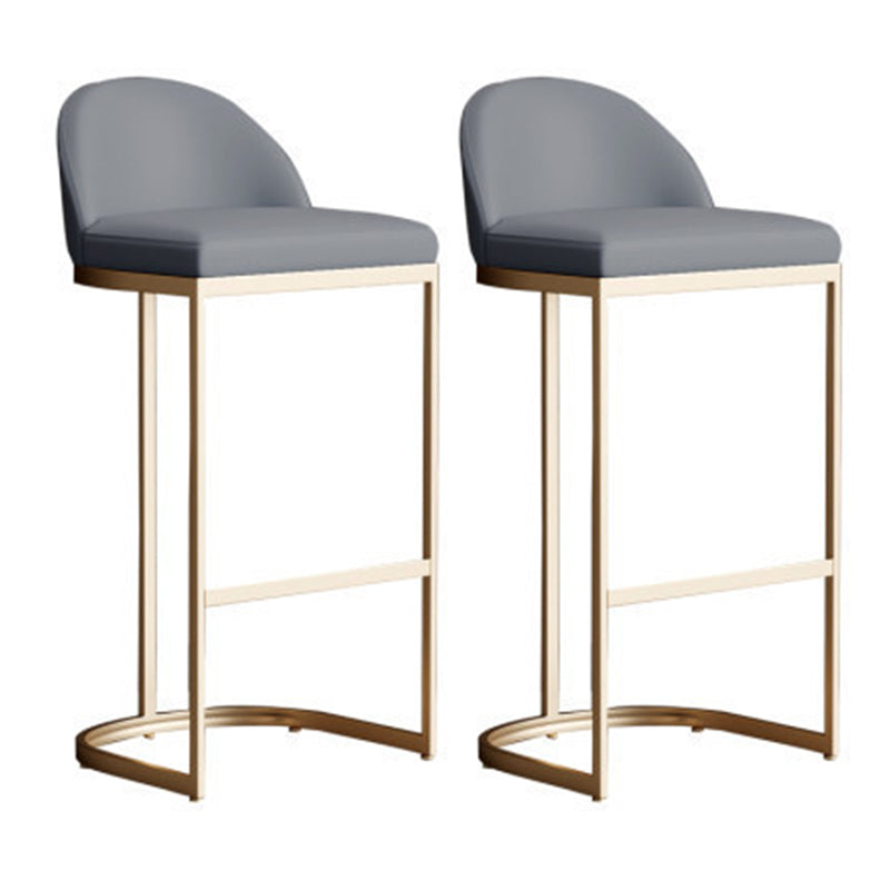 Glam Style 1/2/5 Pieces Bar Table Set Rectangle Bar Table with Metal High Stools for Home