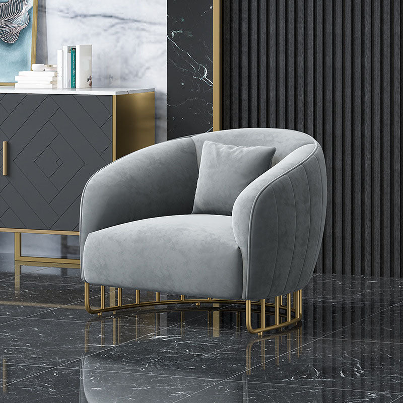 29.52" Wide Sofa for Living Room Sloped Arm Sofa with Metal Frame