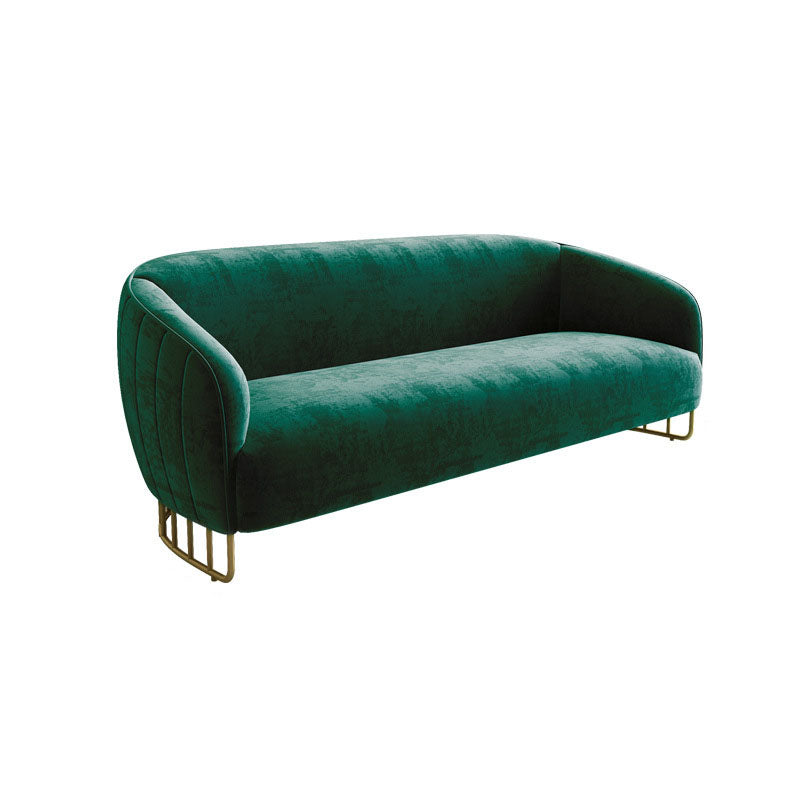 29.52" Wide Sofa for Living Room Sloped Arm Sofa with Metal Frame