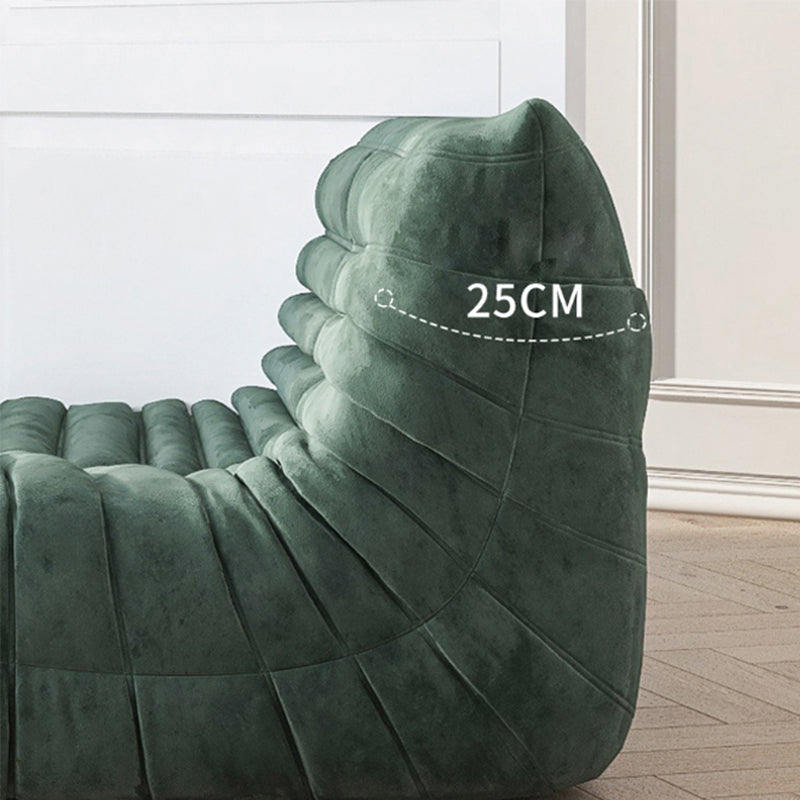 Nordic Armless Tight Back Living Room Reclining Lounge Accent Chair