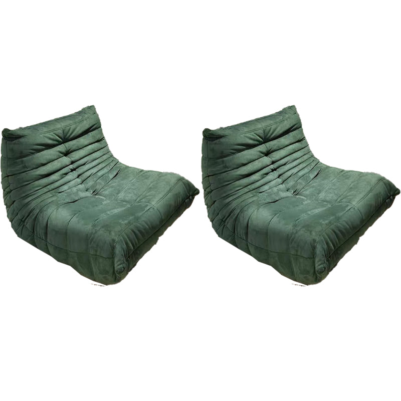 Nordic Armless Tight Back Living Room Reclining Lounge Accent Chair