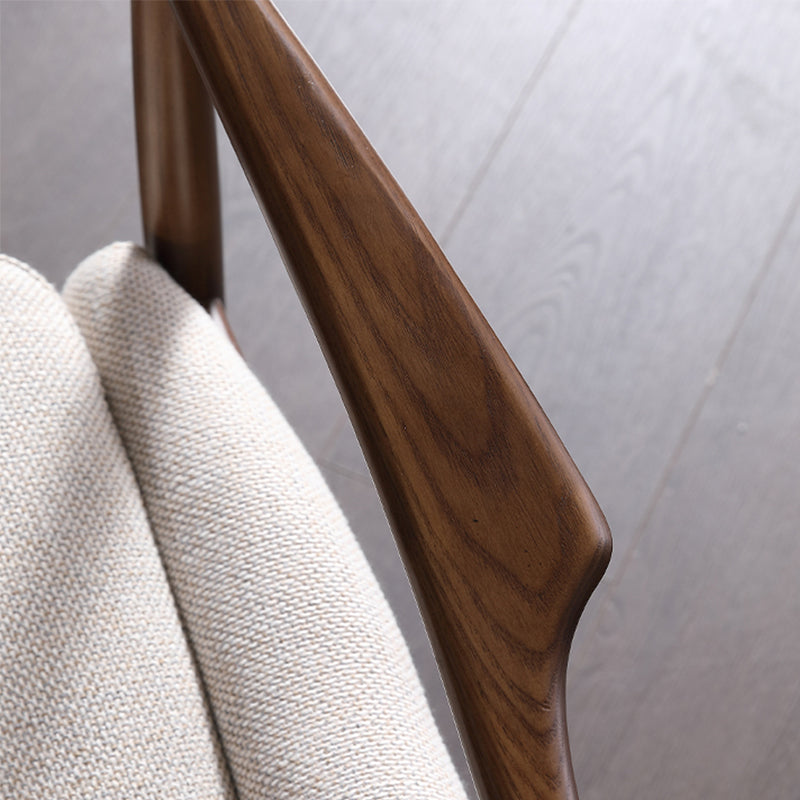 Nordic Arms Included with Pillow Round Arms Lounge Accent Chair