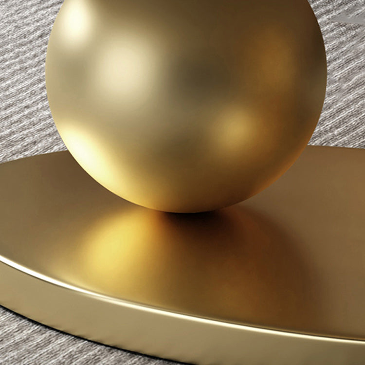 Glam Abstracts Coffee Cocktail Table Oval Cocktail Table for Home